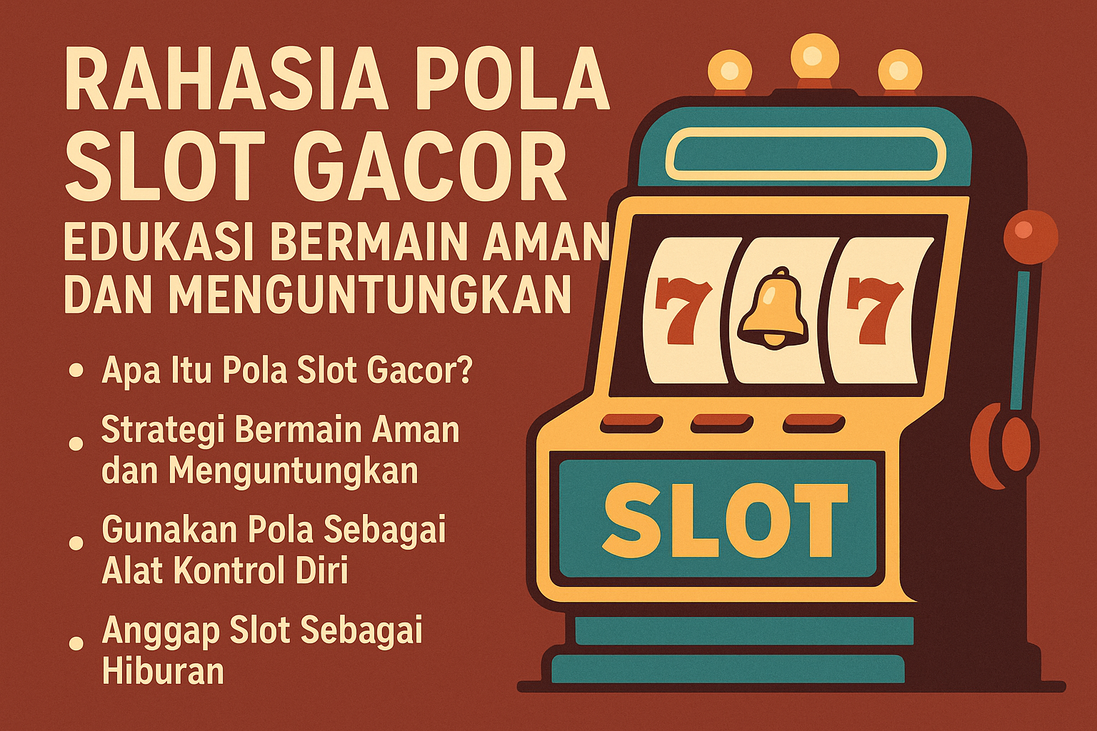 Rahasia Pola Slot Gacor: Edukasi Bermain Aman dan Menguntungkan
